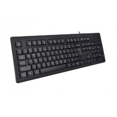 Tastatura a4tech Kr83 cu fir 104 taste format standard usb negru
